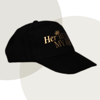 Cap „Her RULES. MY life.“ - diskrete Version