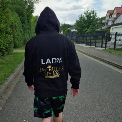 Hoodie „Her RULES. MY life.“ - Owned & Proud Version
