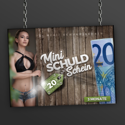 3 Monats Schuldschein 20 Euro