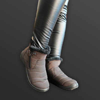Braune Ortho-BJ Winterstiefel