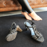 Schwarze Sandalen mit Absatz der Marke Marco Tozzi