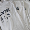 T-Shirt weiß "Eigentum von Lady Anja"